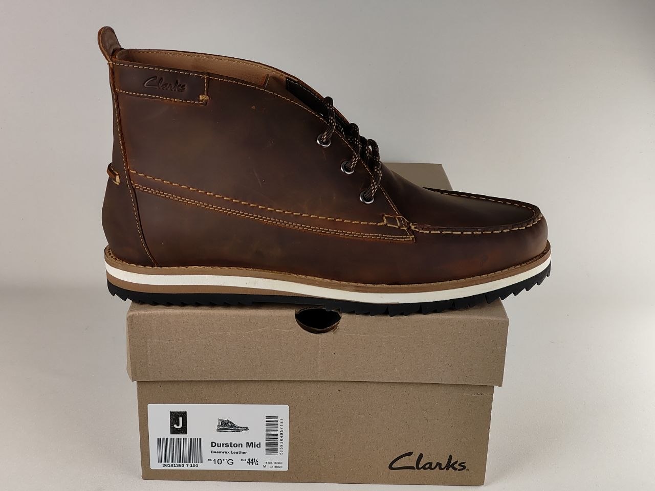 Clarks Durston Mid Beeswax Leather Men's Casual Boots