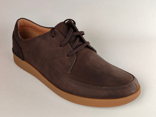 Clarks Oakland Craft Dark Brown Nubuck Casual Shoes