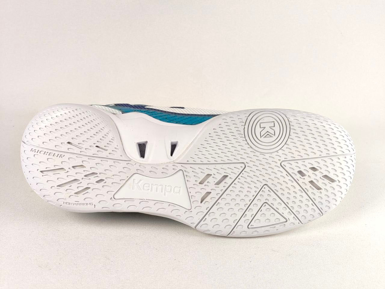 Kempa Wing Lite 2.0 White / Deep Blue Indoor Handball Shoes