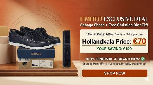 LIMITED EDITION: Sebago litesite two eyes navy leather with Christian Dior ink lip liner Rouge 777 star