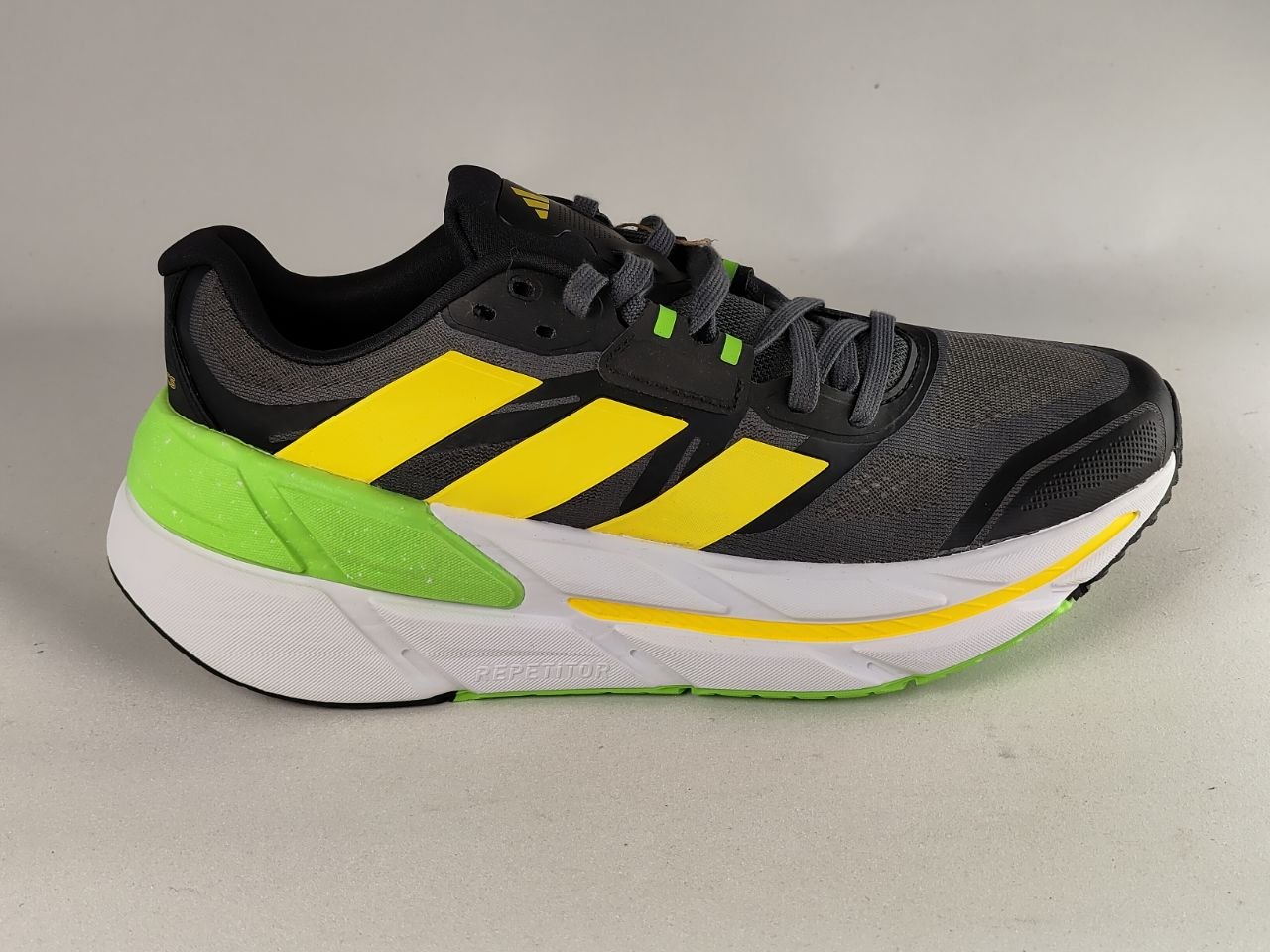 Adidas Adistar CS M Running Shoes – Core Black / Solar Yellow / Lucid Green | GX8418