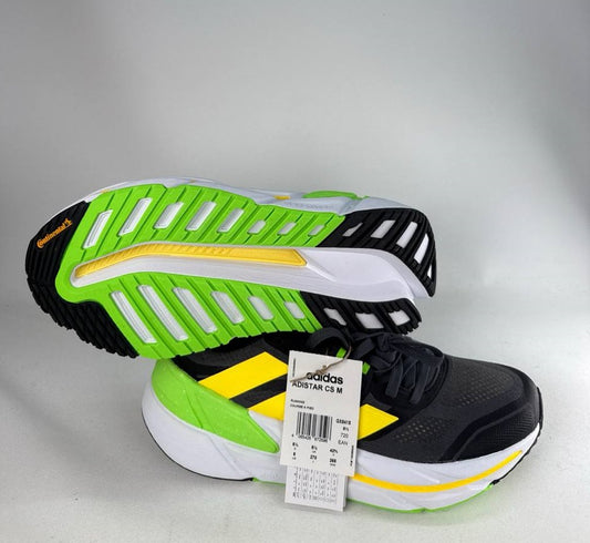 Adidas Adistar CS M Running Shoes – Core Black / Solar Yellow / Lucid Green | GX8418