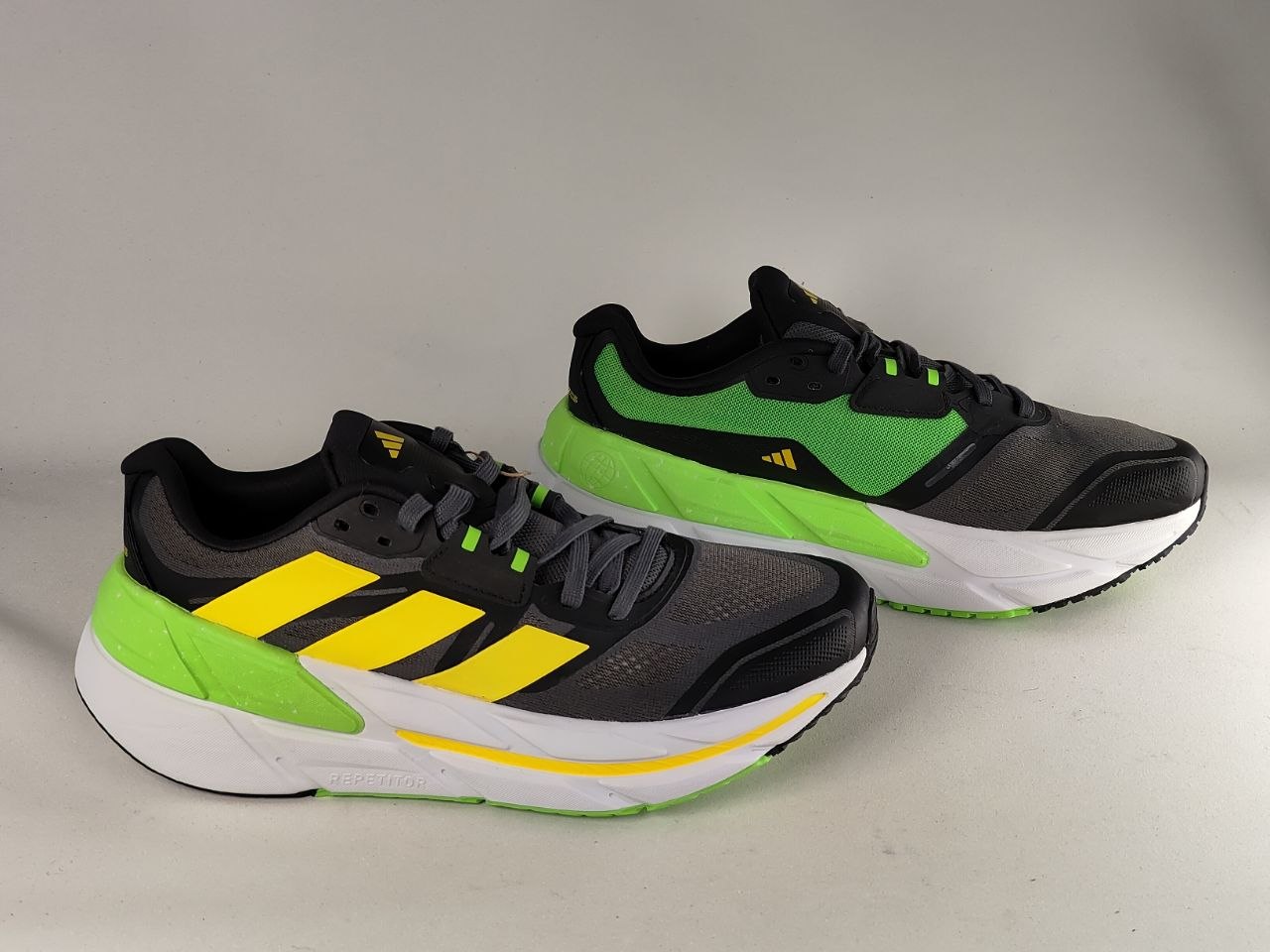 Adidas Adistar CS M Running Shoes – Core Black / Solar Yellow / Lucid Green | GX8418