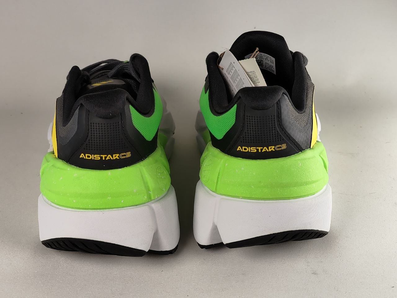 Adidas Adistar CS M Running Shoes – Core Black / Solar Yellow / Lucid Green | GX8418