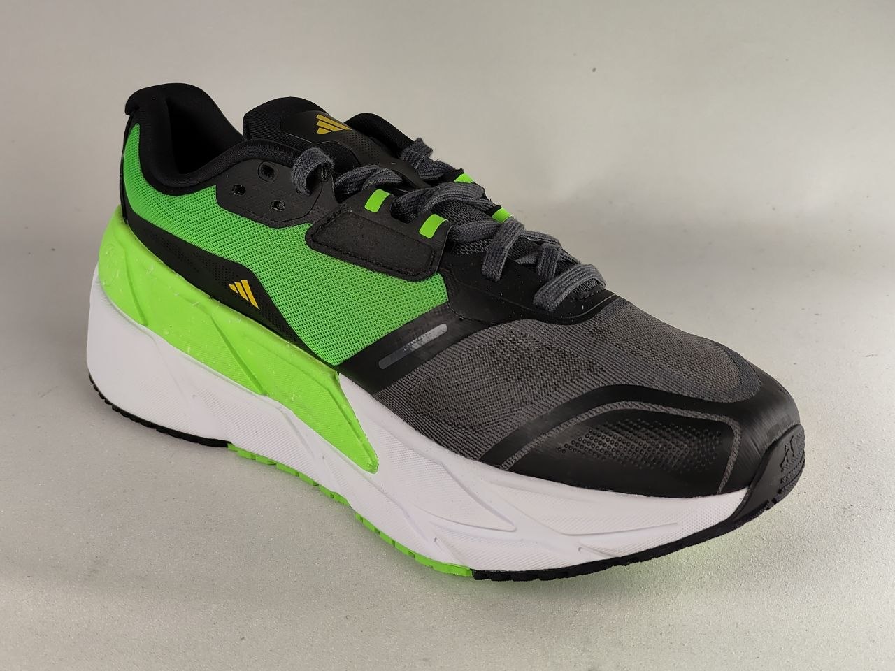 Adidas Adistar CS M Running Shoes – Core Black / Solar Yellow / Lucid Green | GX8418