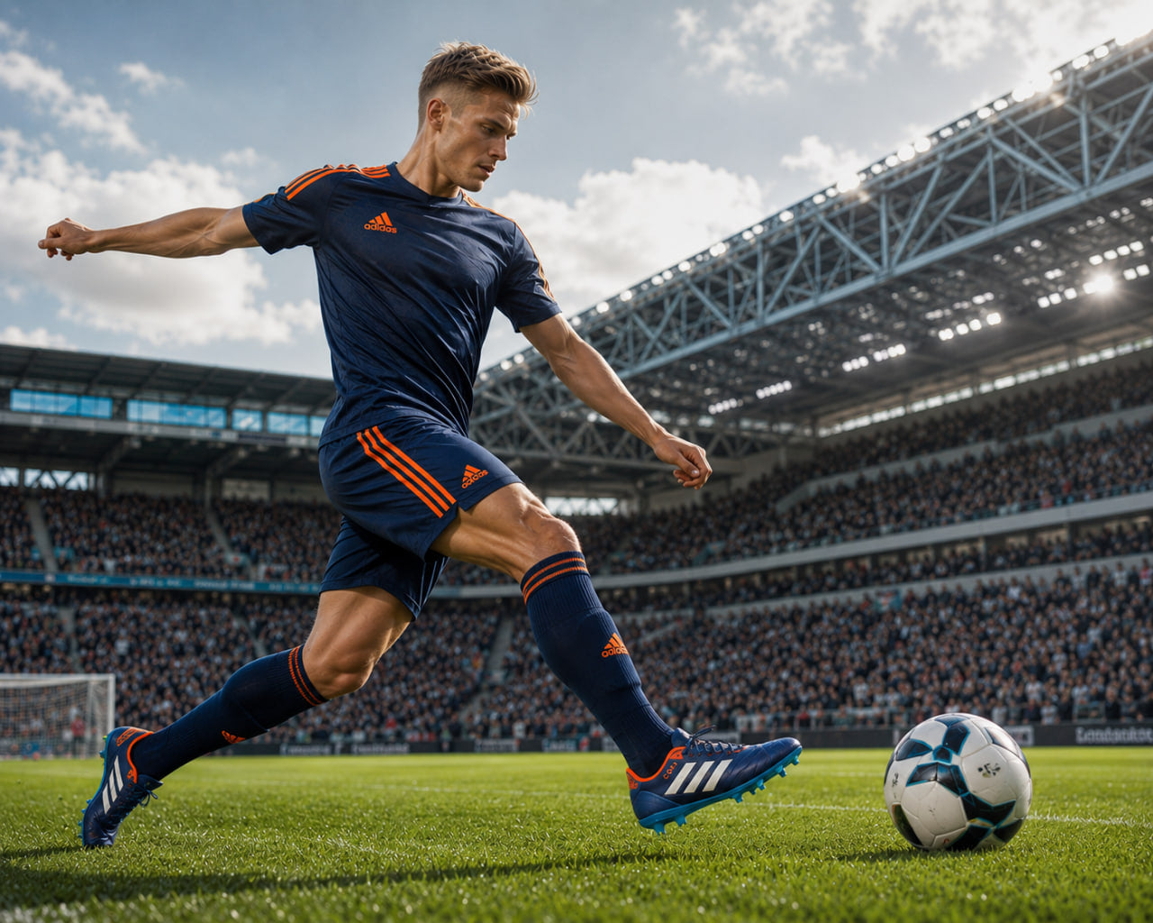 Adidas Copa Sense.4 FxG Football Boots – Team Navy / Bright Blue / Solar Orange