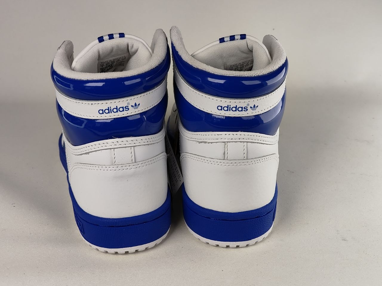 Adidas Top Ten RB High White Royal Blue Leather Sneakers