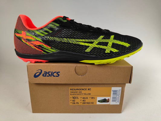 ASICS Resurgence XC – Black/Safety Yellow