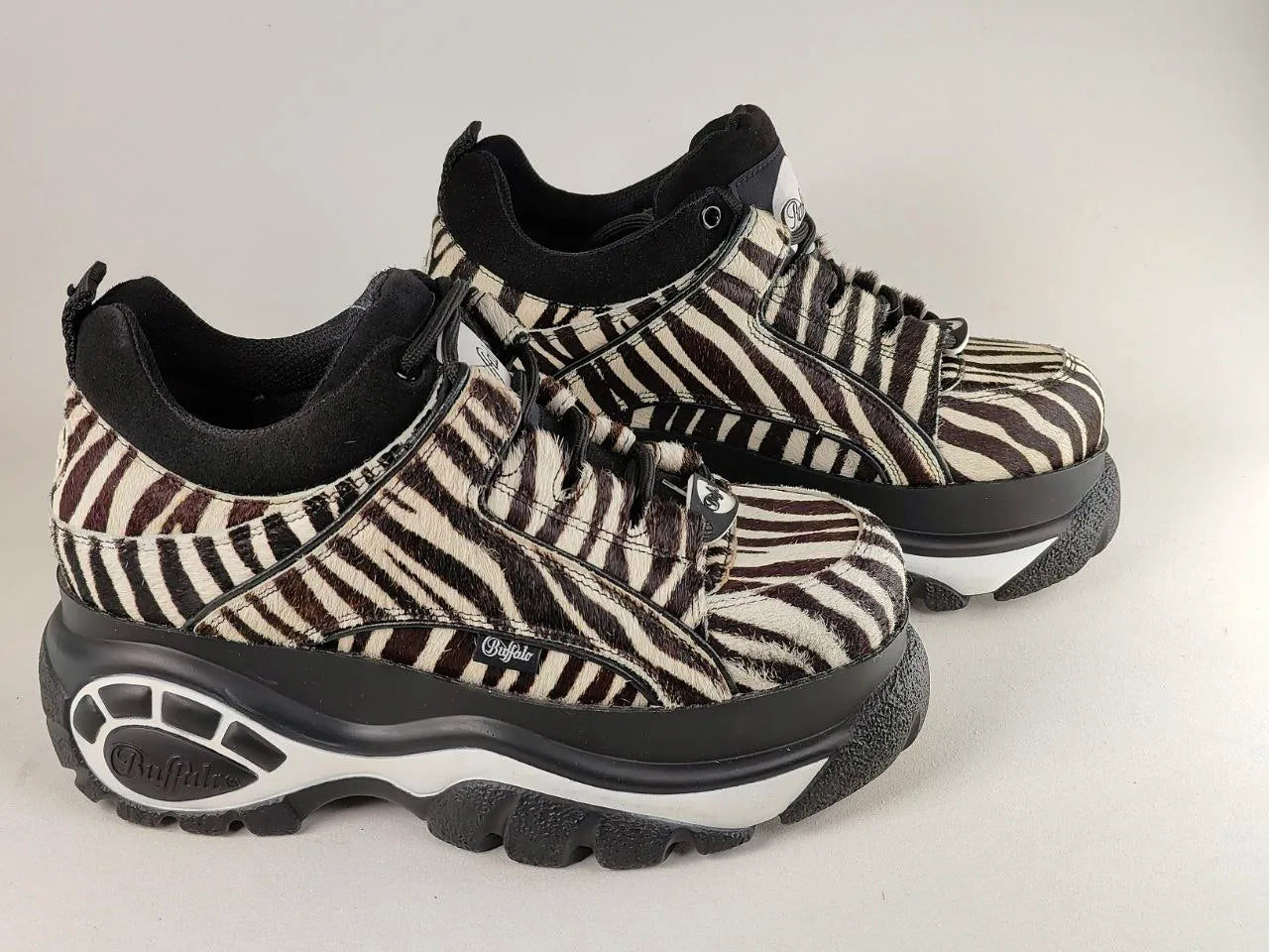 Buffalo London 1339-14 2.0 Classic Zebra Platform Sneakers