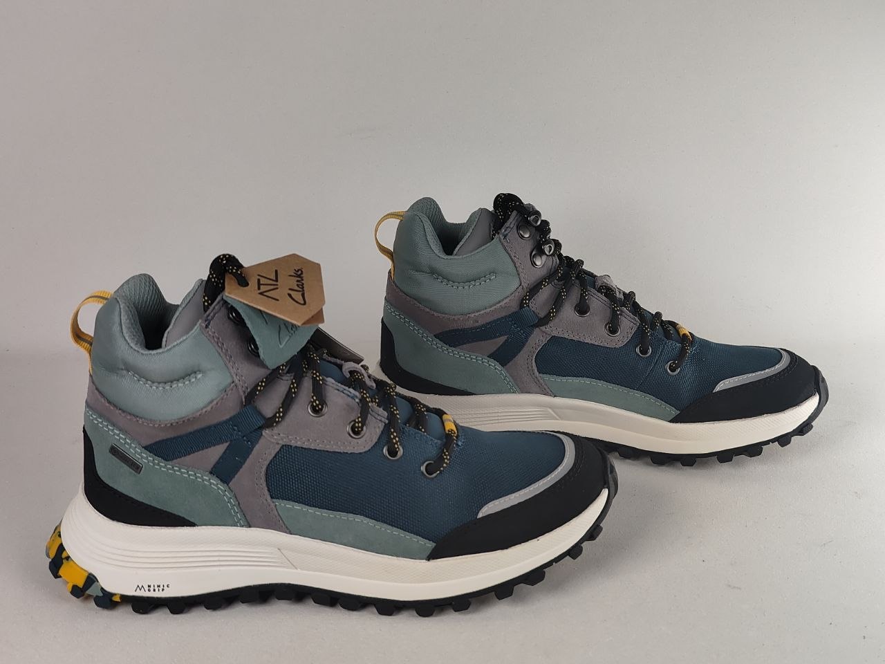 Clarks ATL TrekSky GTX Teal Combination Gore-Tex Waterproof Hiking Boots