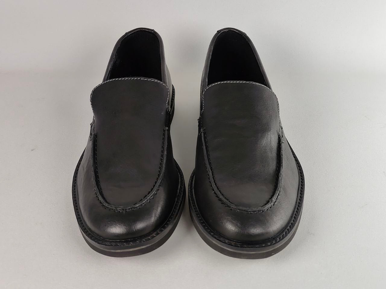 Clarks AtticusLT Edge Black Leather Loafers