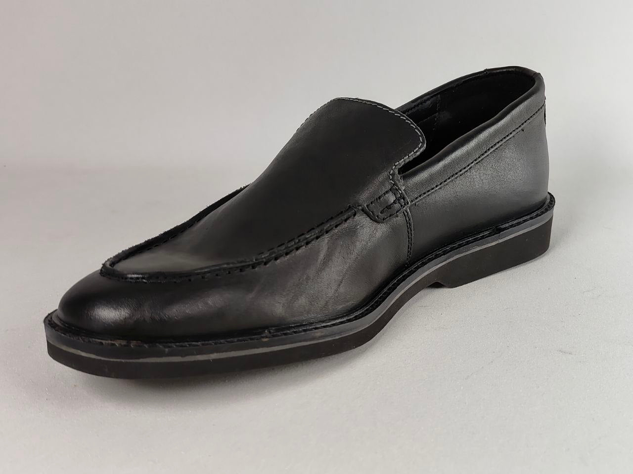 Clarks AtticusLT Edge Black Leather Loafers