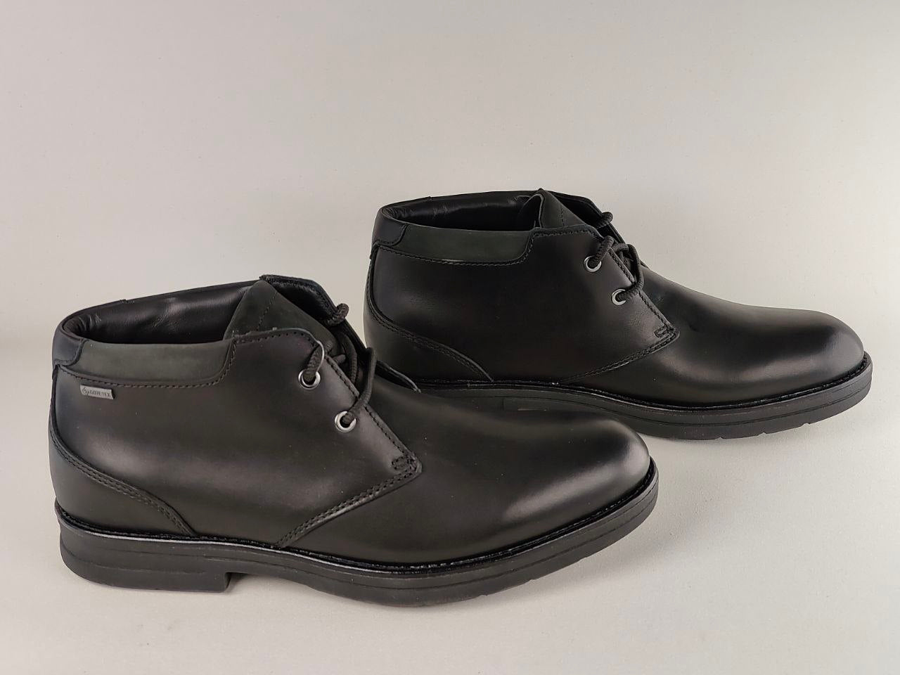 Clarks Banning Hi GTX Black Leather Waterproof Boots