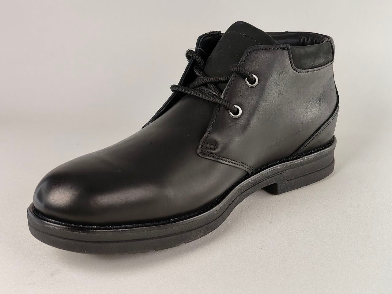 Clarks Banning Hi GTX Black Leather Waterproof Boots