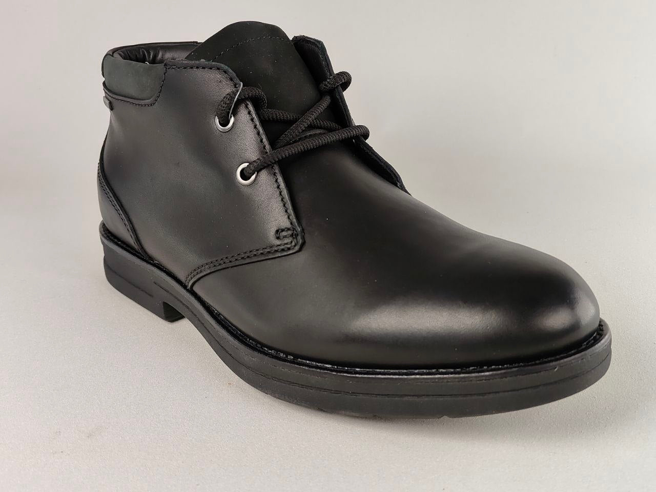 Clarks Banning Hi GTX Black Leather Waterproof Boots