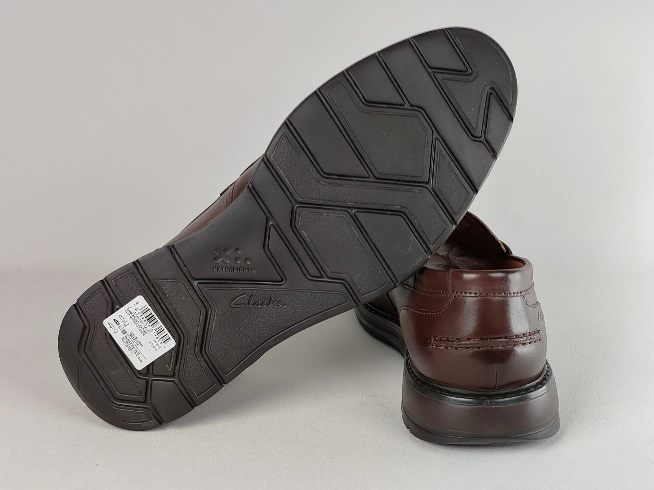 Clarks Chantry Penny Dark Brown Leather Loafers