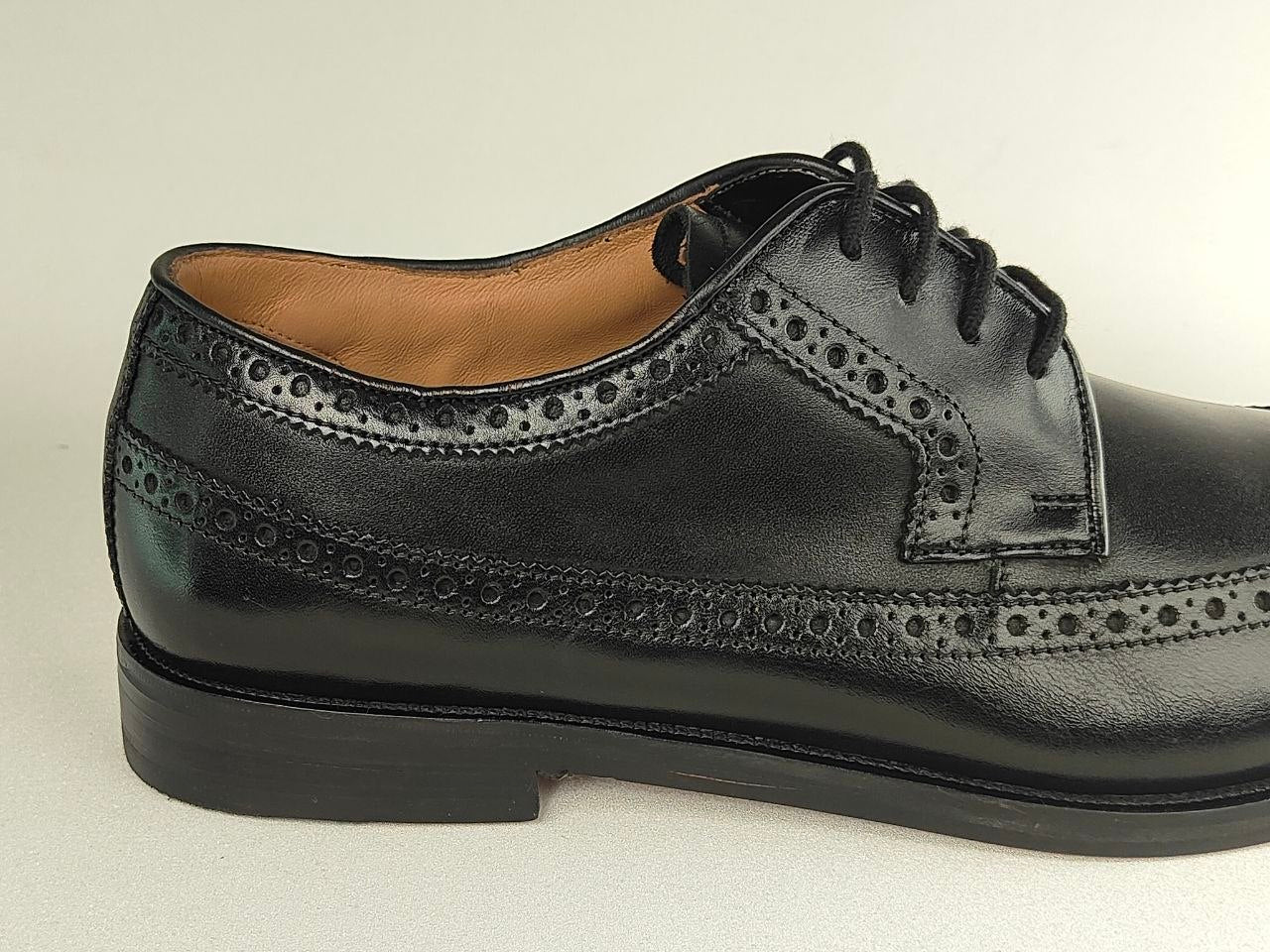Clarks Coling Limit Black Leather Brogues