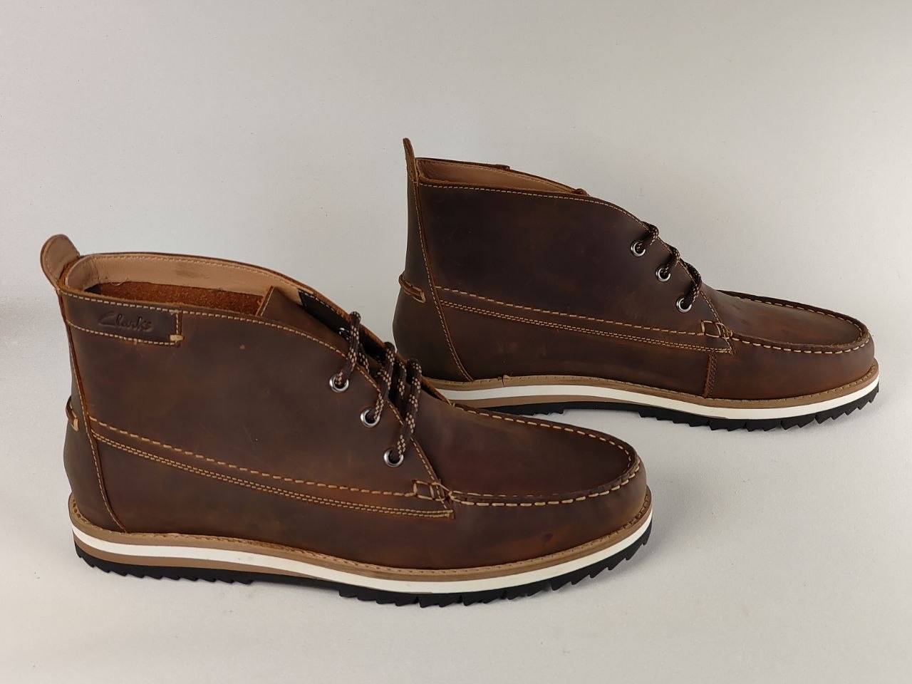 Clarks Durston Mid Beeswax Leather Men's Casual Boots