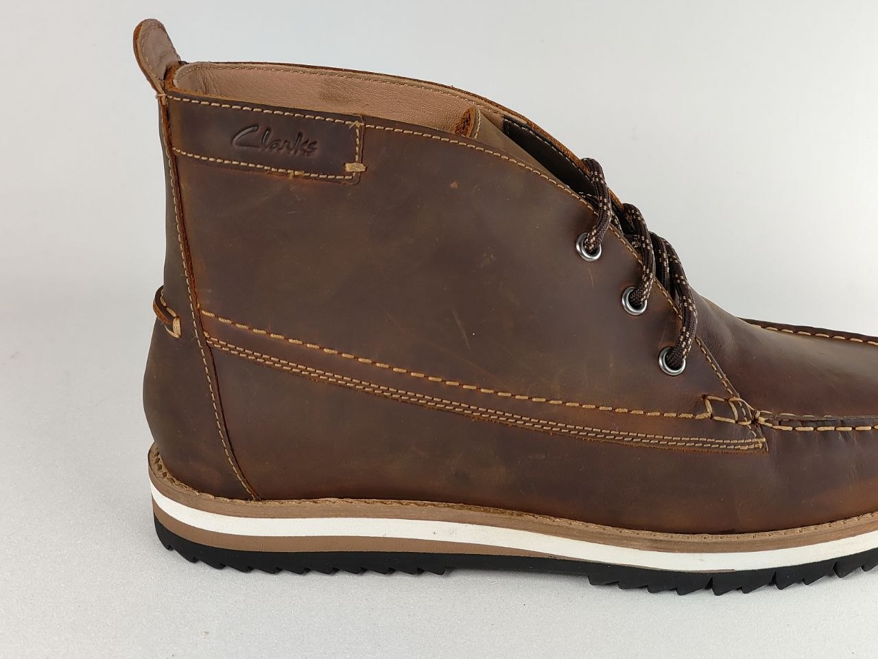 Clarks Durston Mid Beeswax Leather Men's Casual Boots