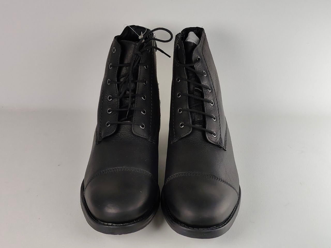 Brown high-top sneaker on a white background Clarks Foxwell Hi GTX Black Leather Gore-Tex Waterproof Boots