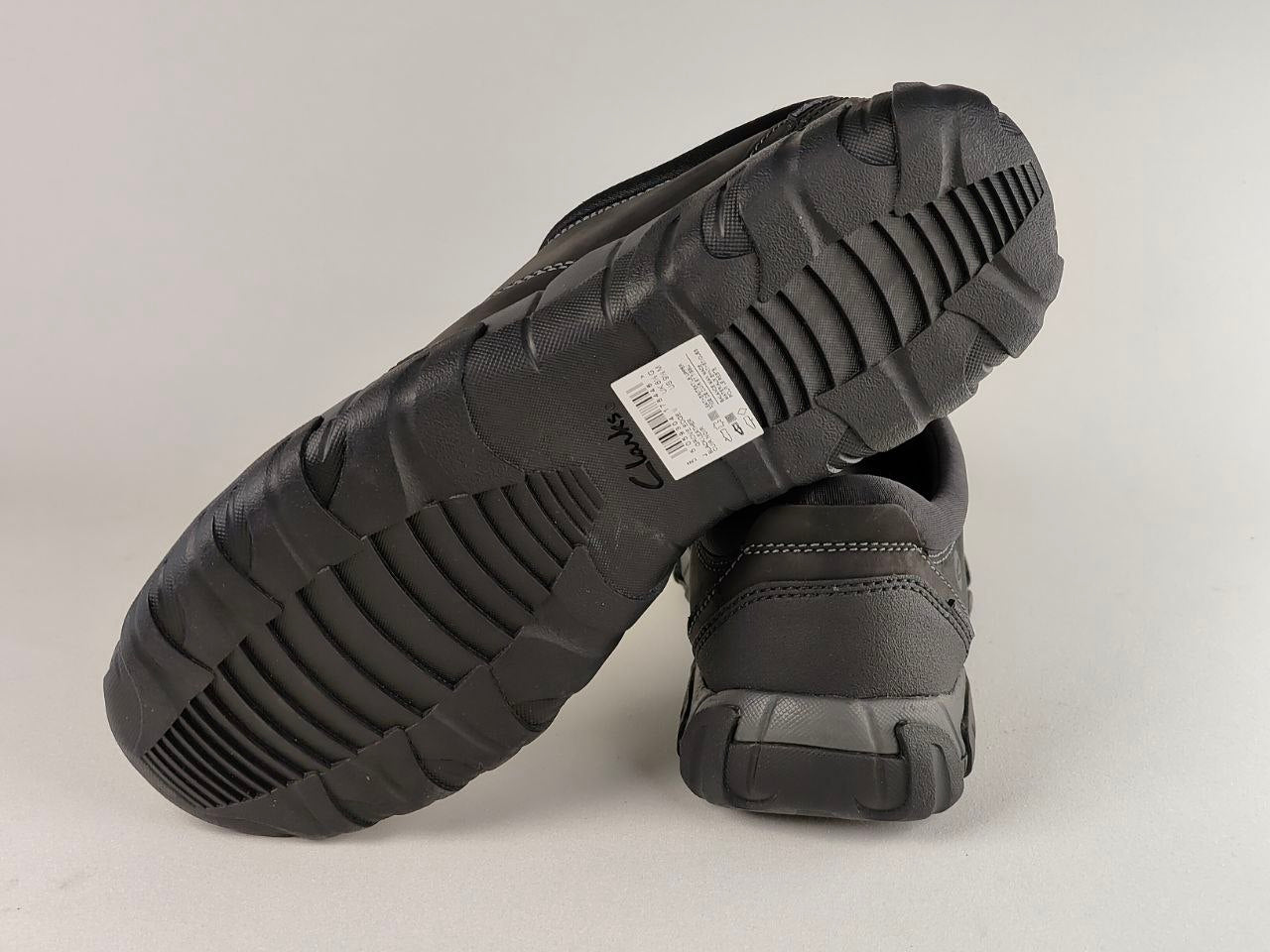 Clarks Grove Edge II Black Leather Men's Casual Comfort Shoes