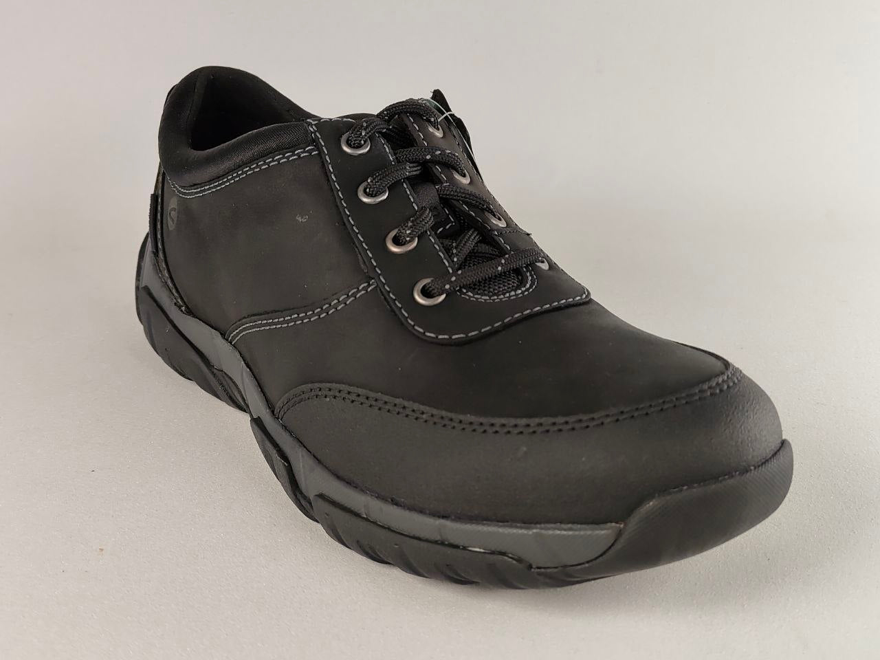 Clarks Grove Edge II Black Leather Men's Casual Comfort Shoes