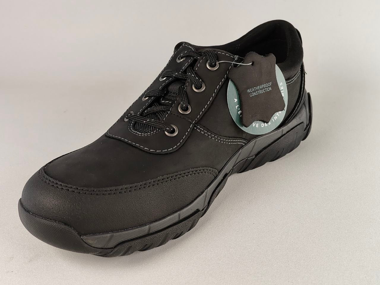 Clarks Grove Edge II Black Leather Men's Casual Comfort Shoes