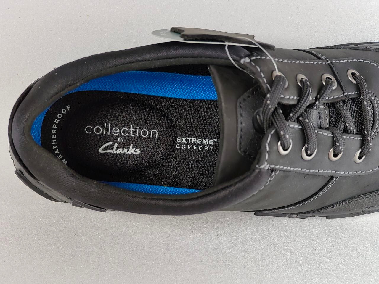 Clarks Grove Edge II Black Leather Men's Casual Comfort Shoes
