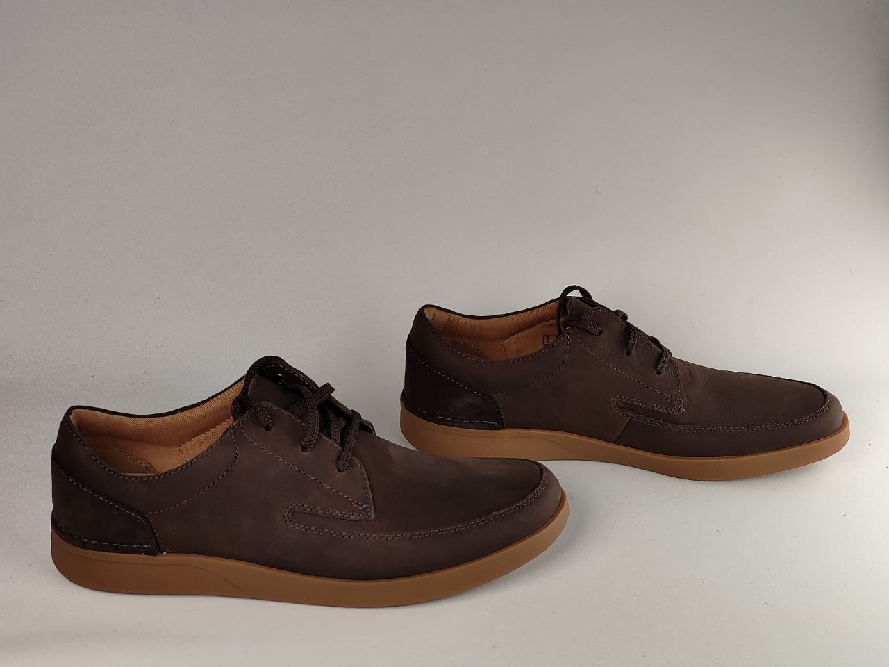 Clarks Oakland Craft Dark Brown Nubuck Casual Shoes