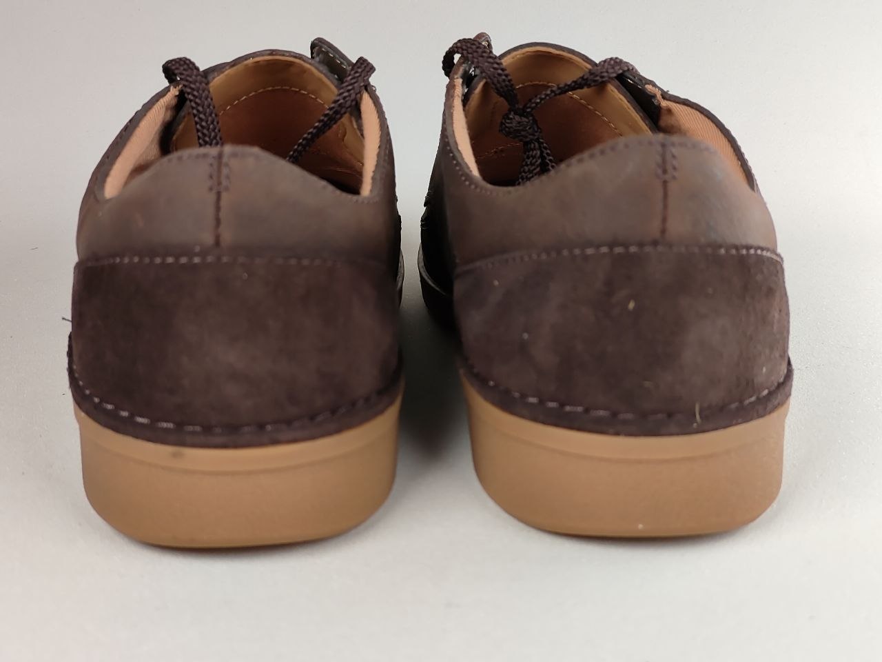 Clarks Oakland Craft Dark Brown Nubuck Casual Shoes