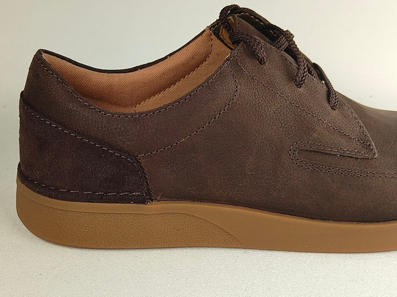 Clarks Oakland Craft Dark Brown Nubuck Casual Shoes