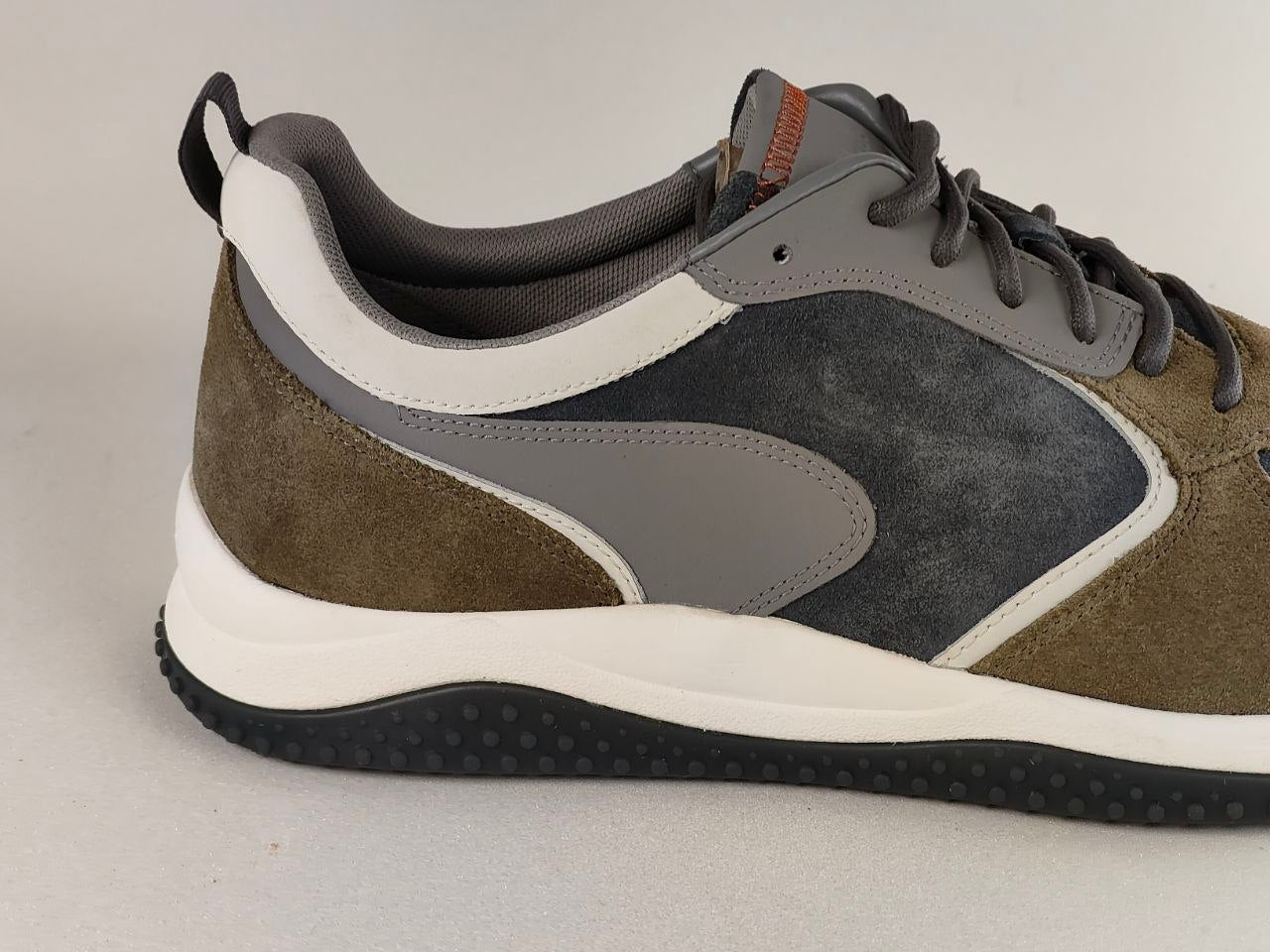 Clarks Puxton Run Olive Combination Casual Comfort Sneakers