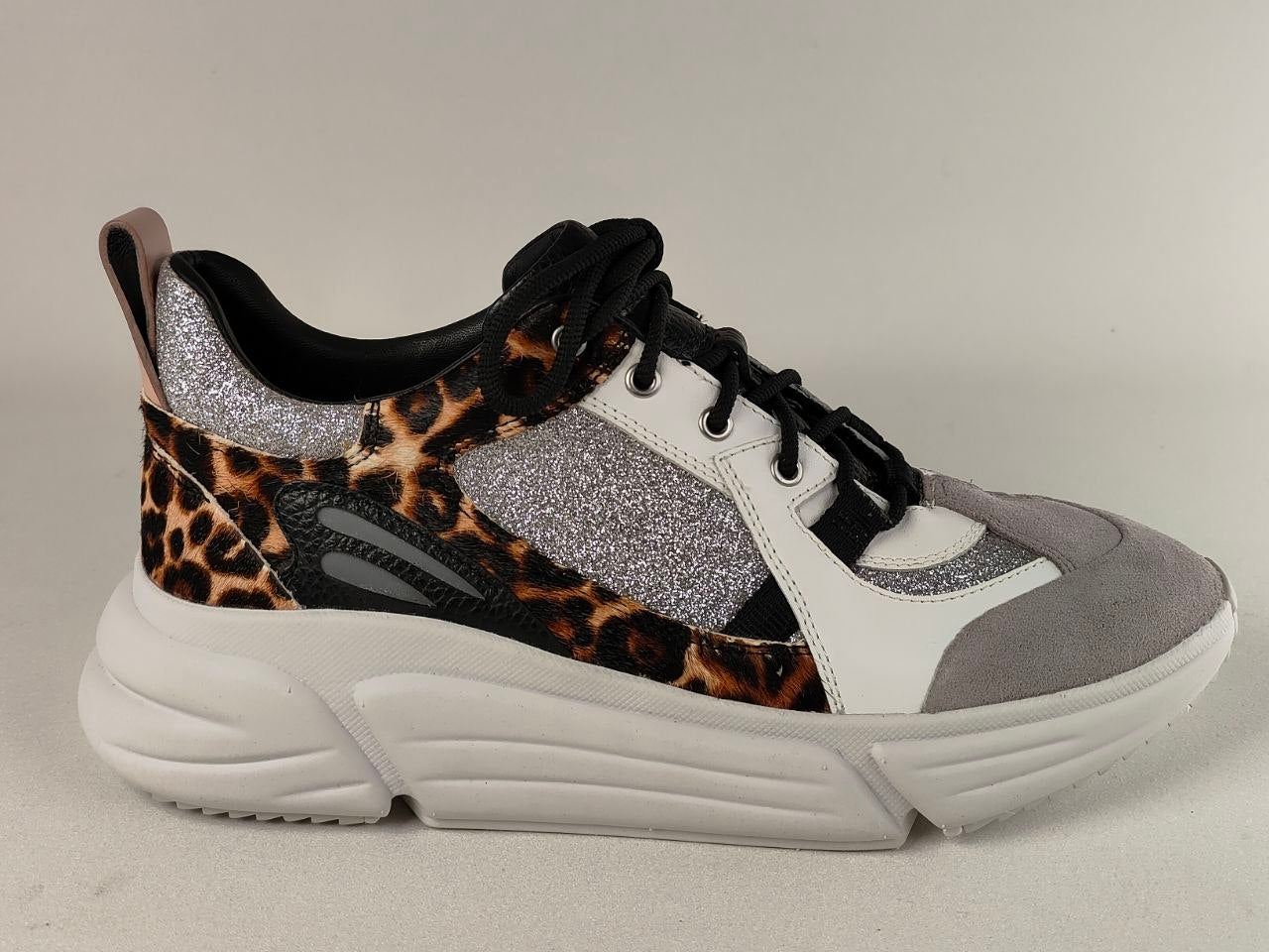 Clarks TriComet Lace Leopard Print Women's Sneakers
