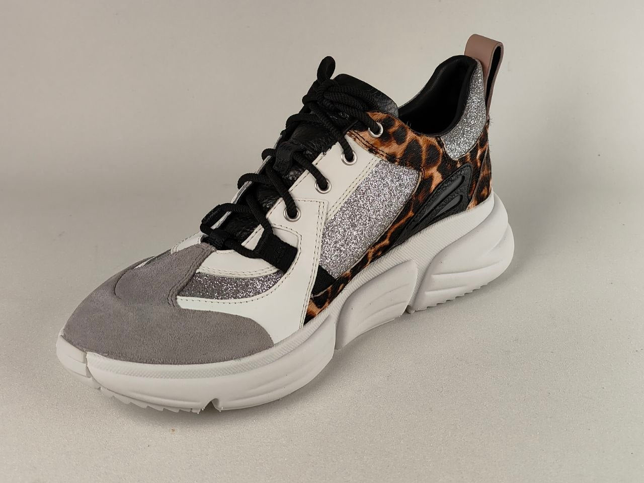 Clarks TriComet Lace Leopard Print Women's Sneakers