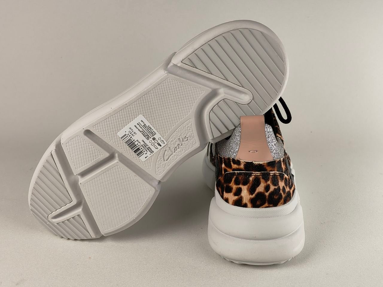 Clarks TriComet Lace Leopard Print Women's Sneakers