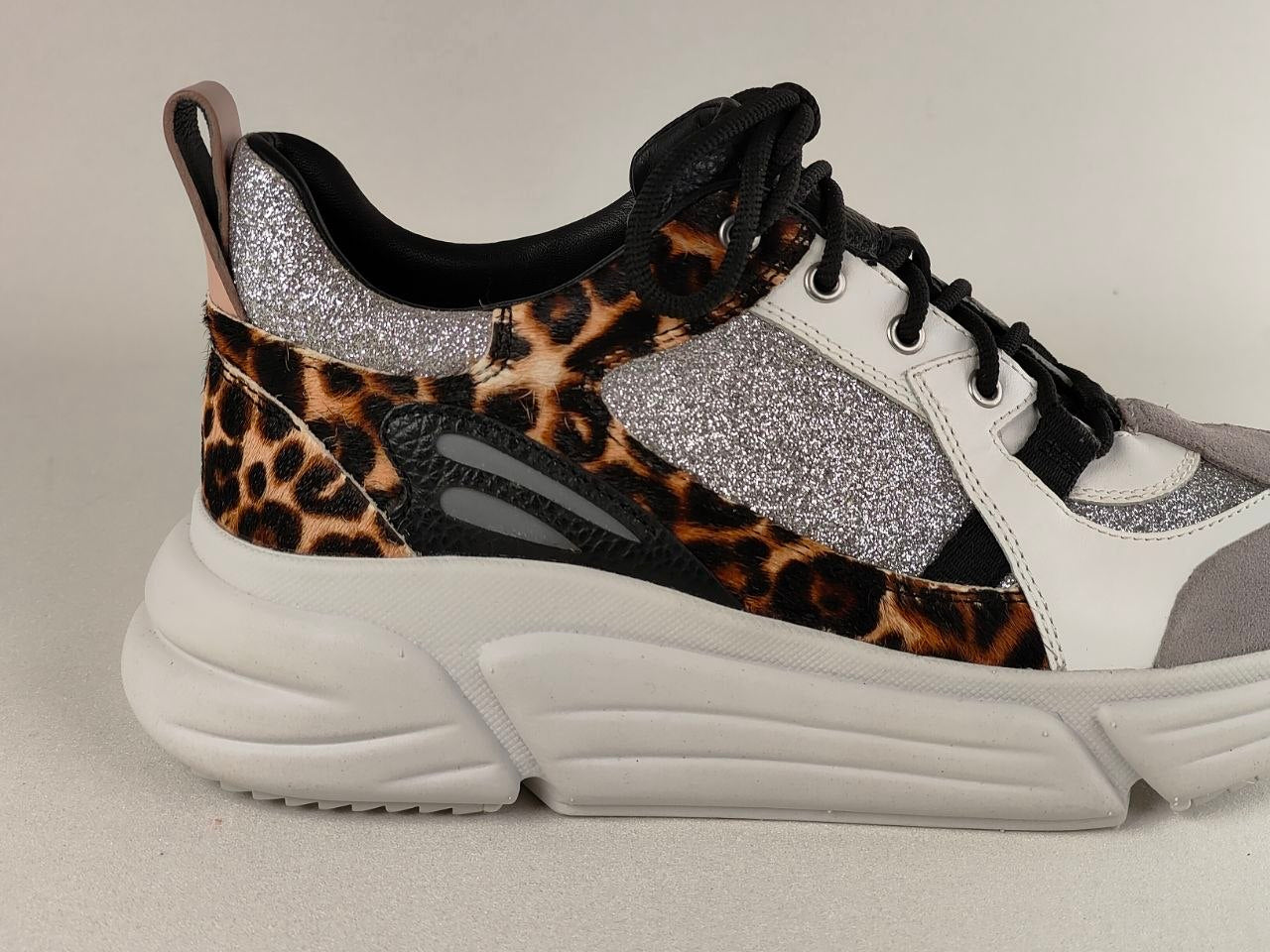 Clarks TriComet Lace Leopard Print Women's Sneakers