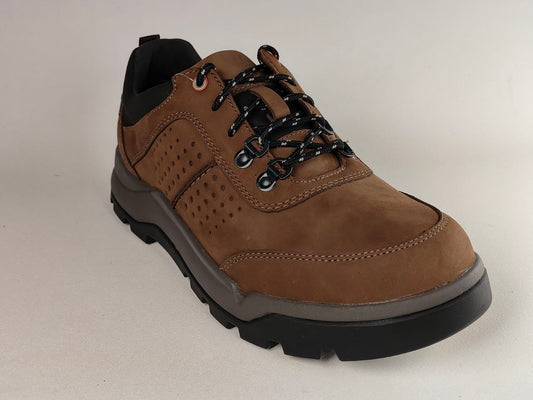 Clarks Un Atlas Lo GTX Dark Brown Nubuck Waterproof Walking Shoes