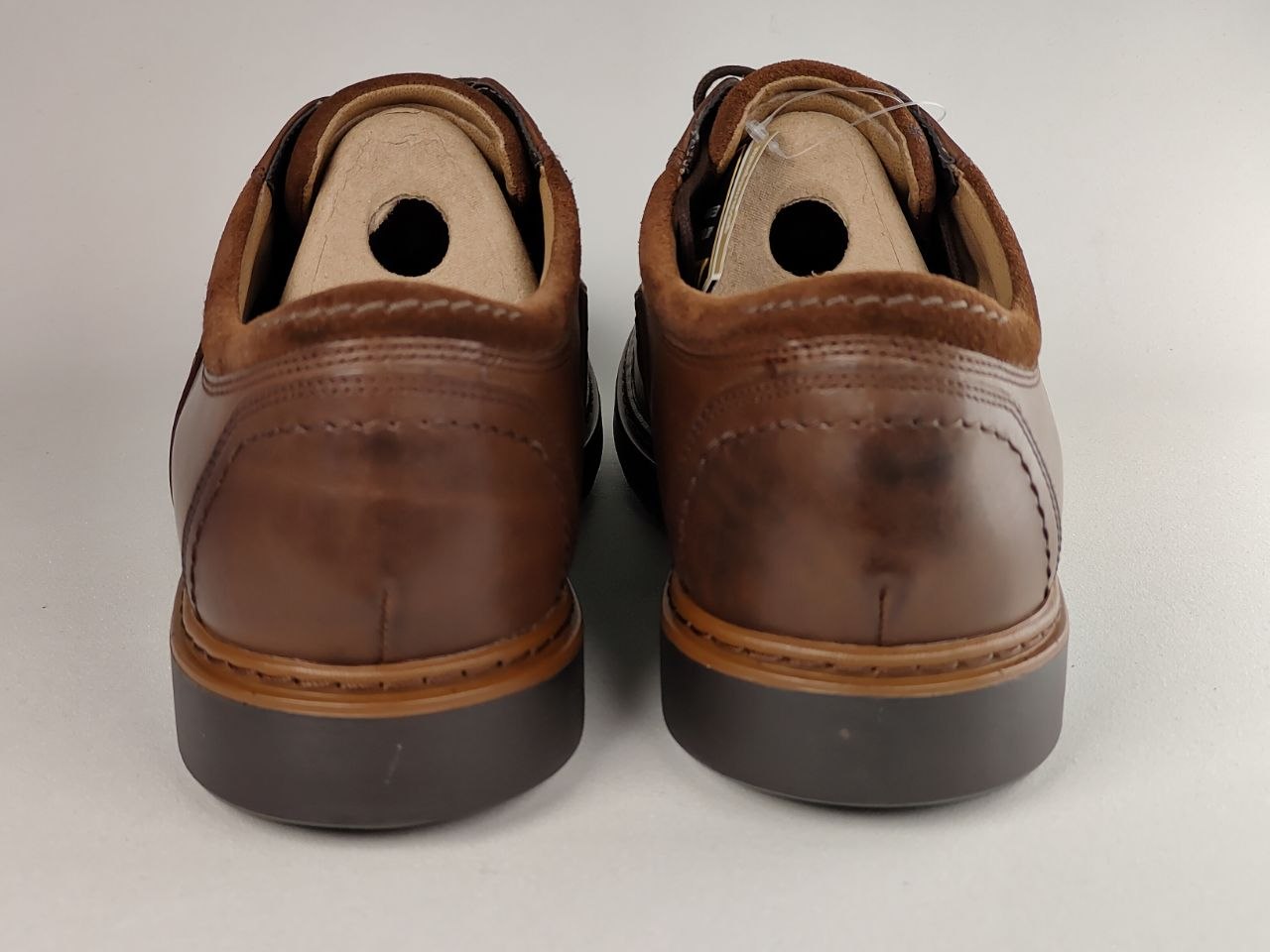 Clarks Un Geo Lace GTX Brown Leather Waterproof Shoes