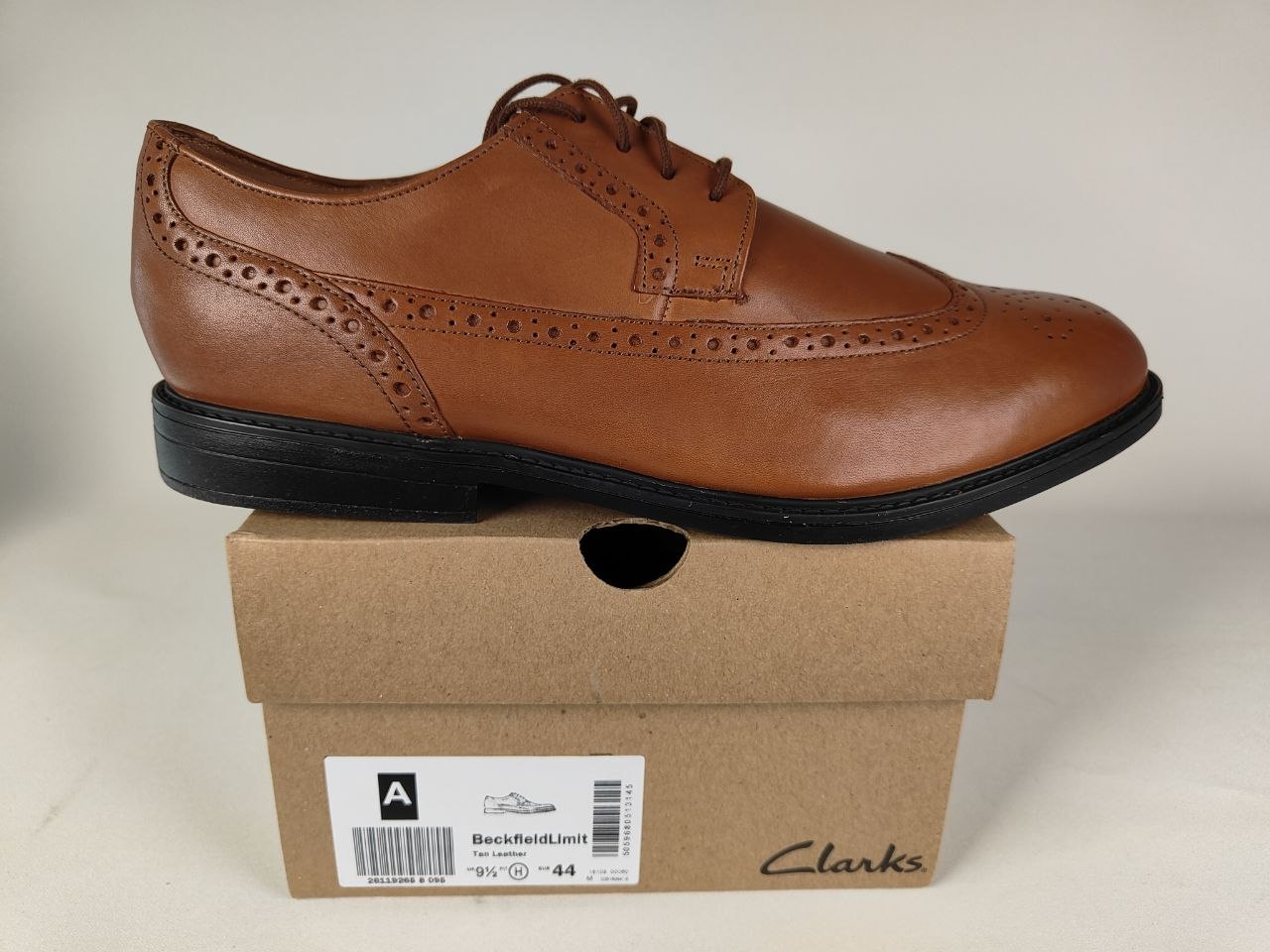 Clarks Beckfield Limit – Tan Leather
