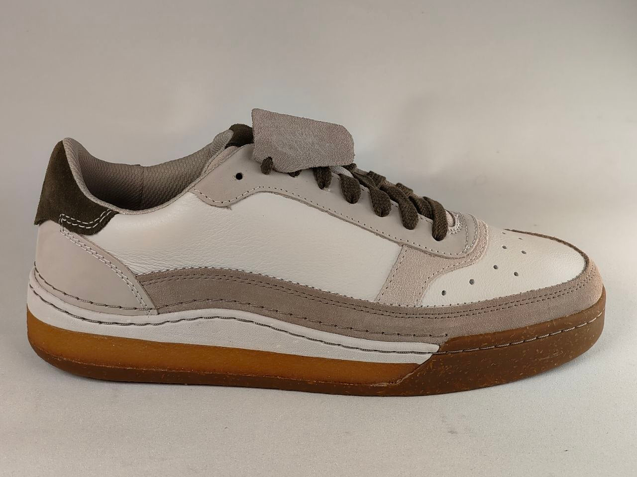 Clarks CraftCourt Lace – Off White Combi