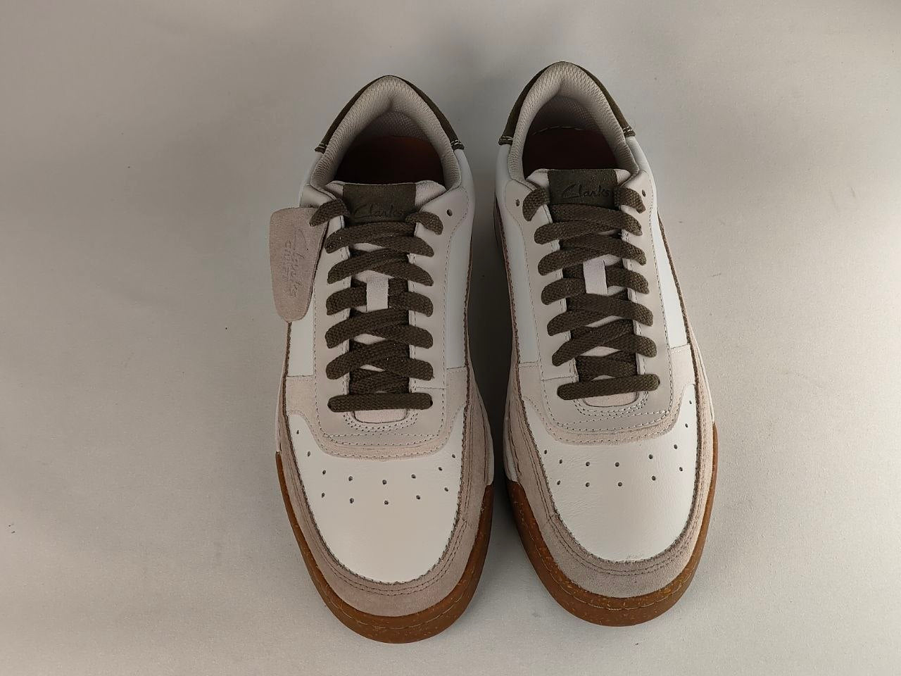 Clarks CraftCourt Lace – Off White Combi