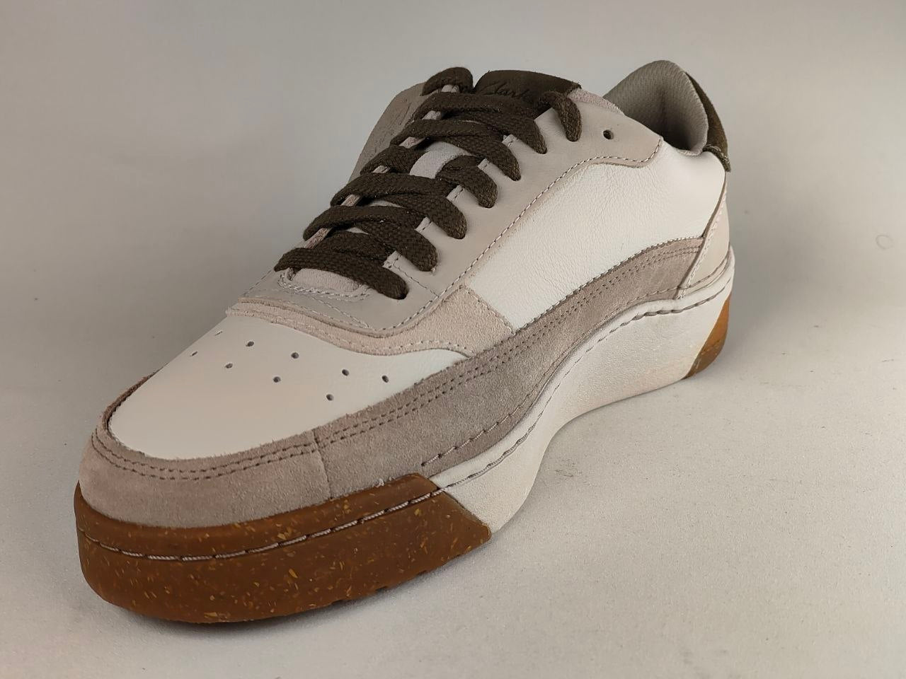 Clarks CraftCourt Lace – Off White Combi