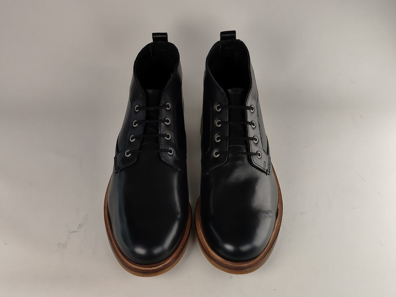 Clarks Foxwell Mid – Black Leather-