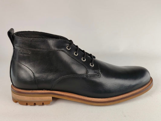 Clarks Foxwell Mid – Black Leather-