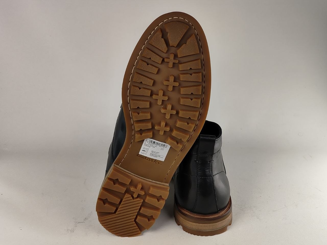 Clarks Foxwell Mid – Black Leather-