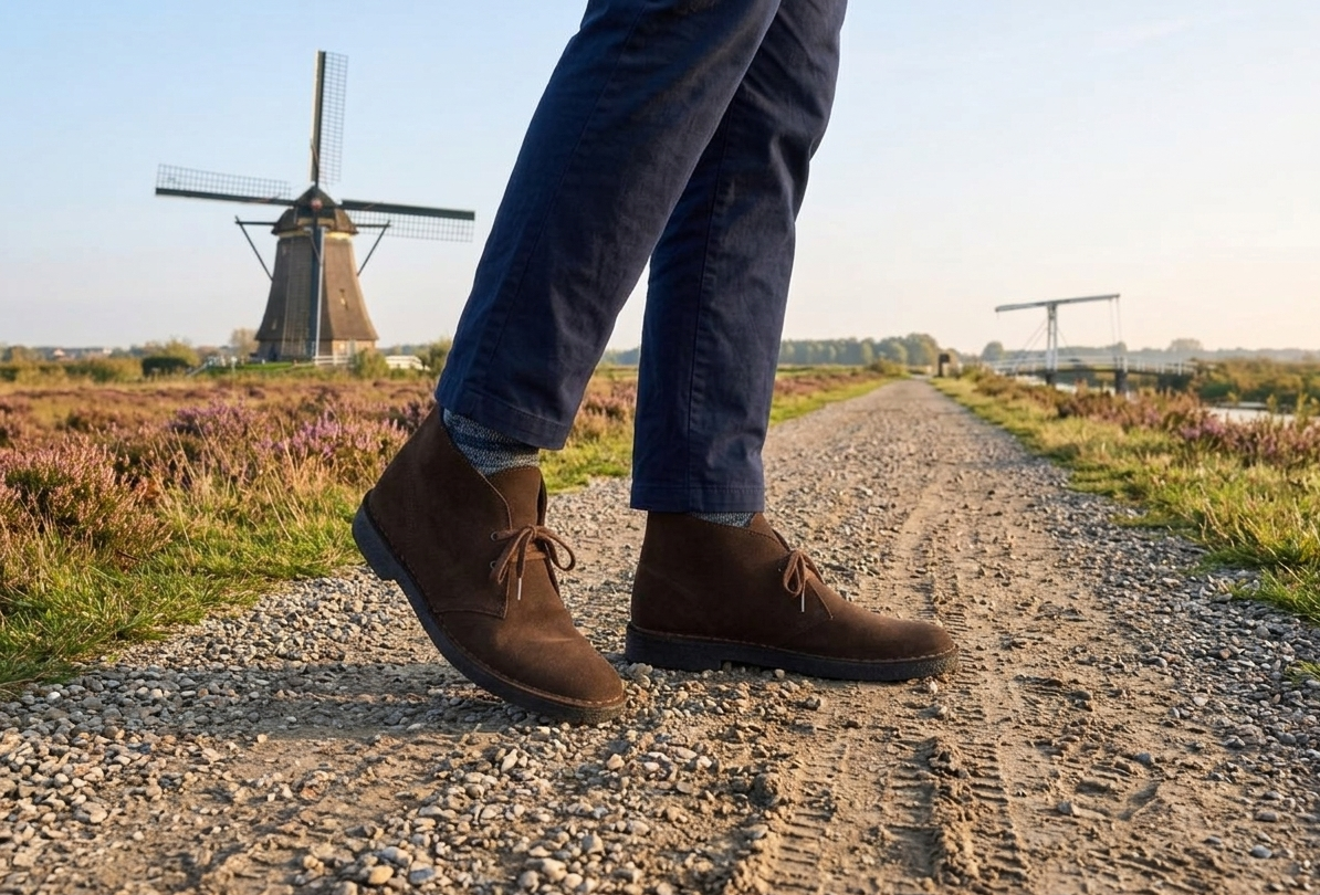 Clarks Desert Boot Brown Suede