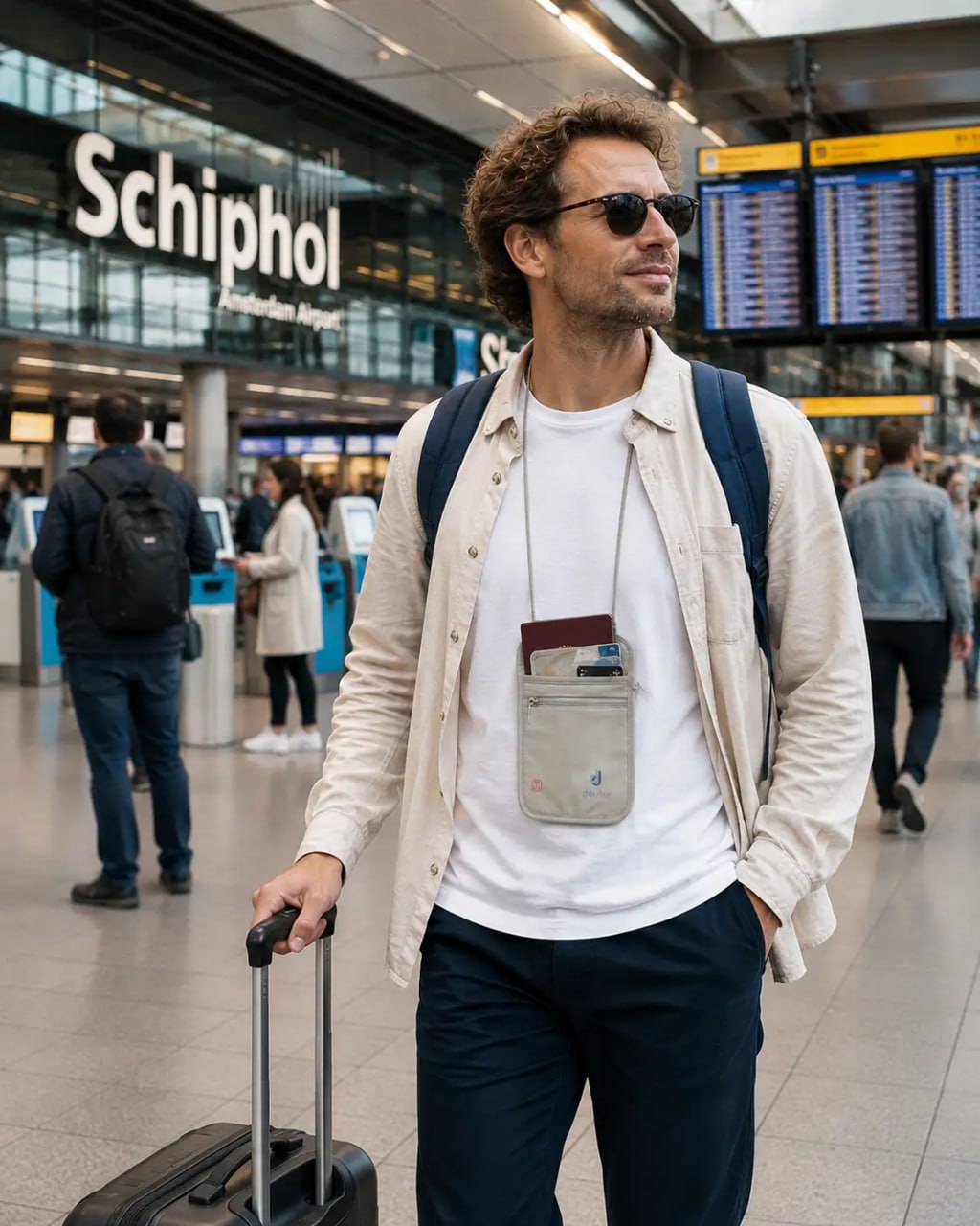 Deuter Security Wallet RFID Block I Ecru Sand