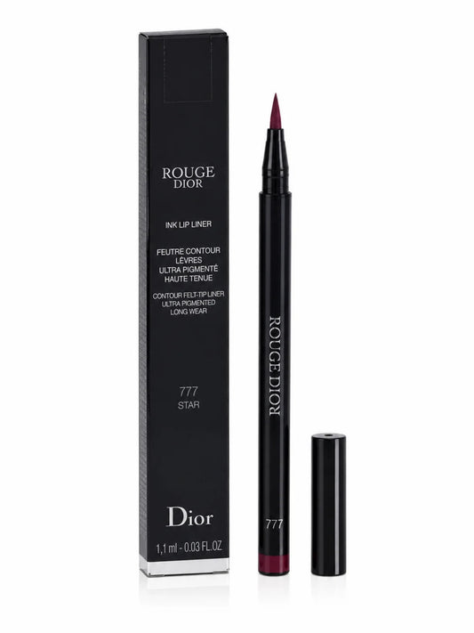 Dior lip liner with packaging on a white background