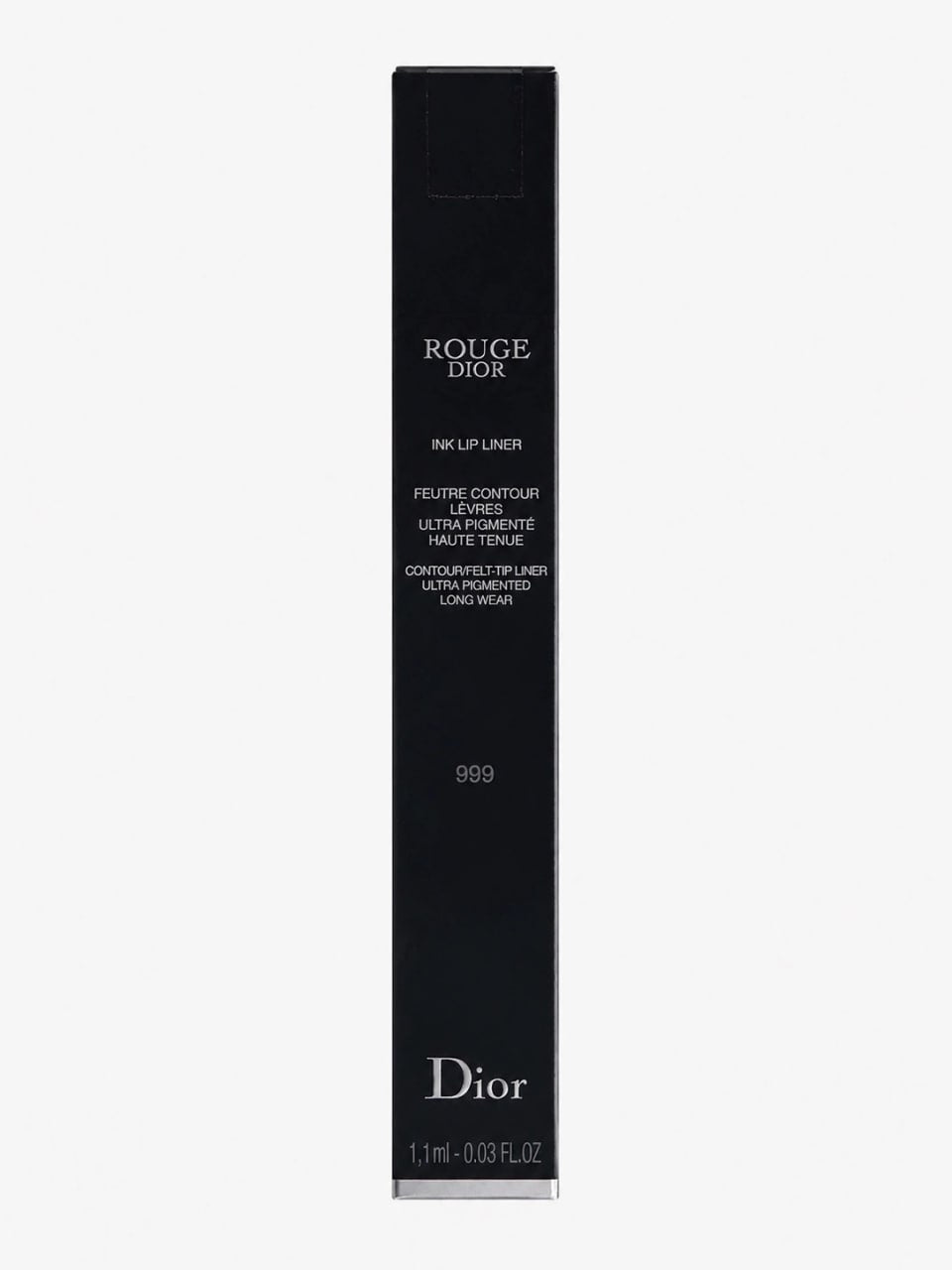 Dior lip liner packaging on a white background
