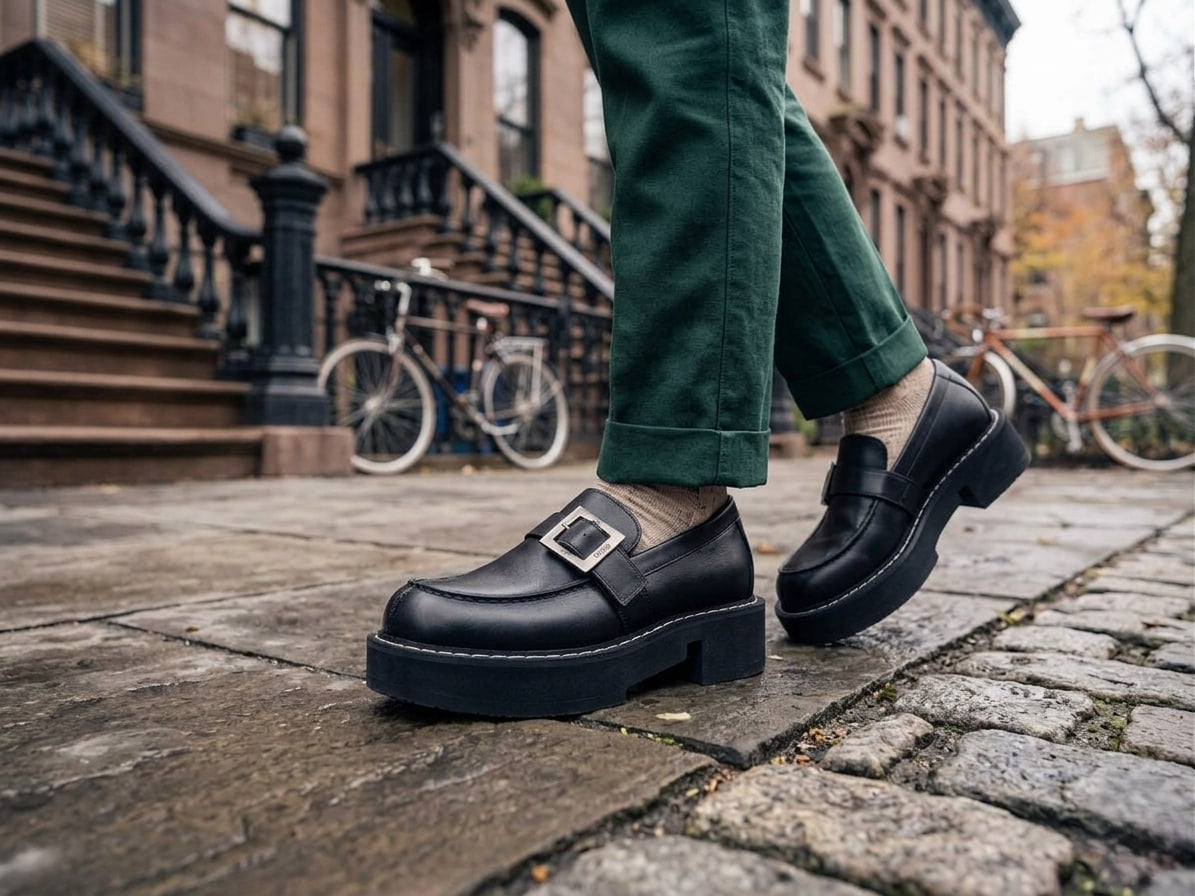 GCDS x Clarks 1 – Black Leather